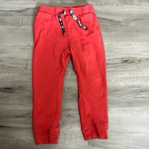 Other - Rustic red vintage wash tapered leg jogger pants 5 T